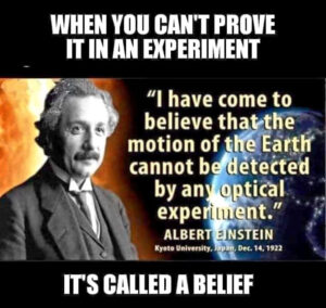 einstein belief
